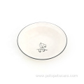 Pet Drink Food Ceramic Bowl For Cat Dog